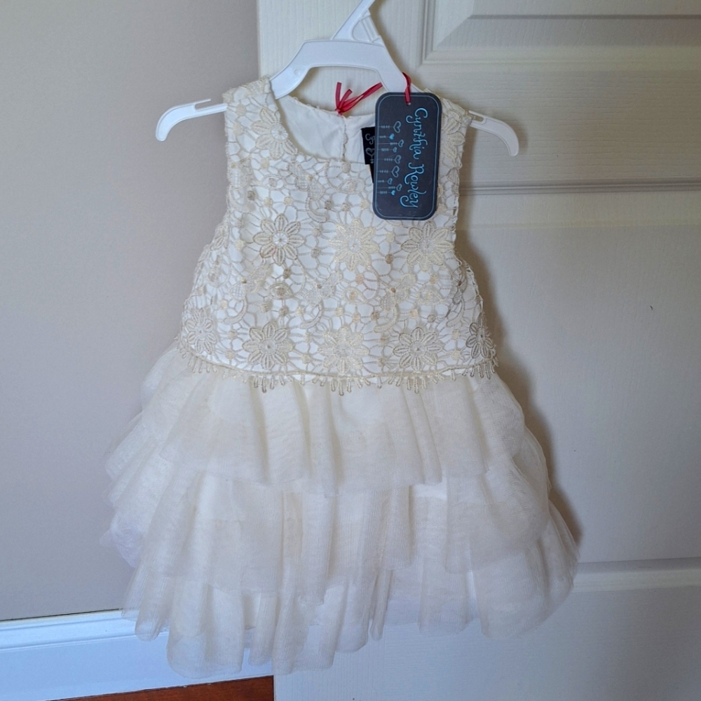 Cynthia Rowley toddler 2t dress (flower girl/baptism)
